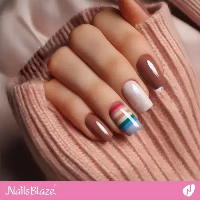 Special Interest Flag of Rainbow | Pride | LGBTQIA2S+ Nails - NB2045